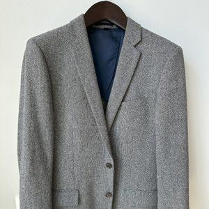 J. Crew Ludlow Suit Grey Herringbone